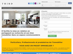 Détails : third.fr réseau social immobilier