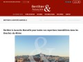 Cabinet Berthier et Associés Bouches-Du-Rhône, expertises immobilières