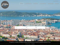 Une agence immobilière présente à Toulon.