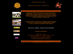 Détails : French builder of wood houses manufacturer of chalets saunas plot of land