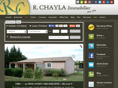 R. CHAYLA Immobilier | Agence immobiliere à Carcassonne Aude | Achat, Vente, Location de Maisons et Appartements